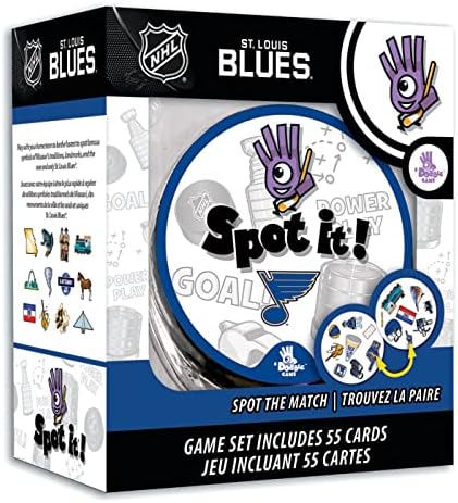 Masterpieces NHL Unisex-Teen Spot It! Card Game