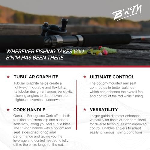 B&M Buck's Custom Crappie Rod 12' 2pc Spinning Rod