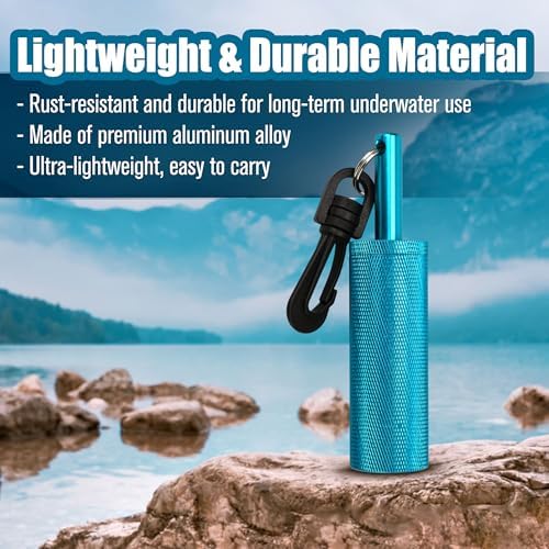 Scuba Rattle Stick Diving Safety Tank Signal Bell Shaker with Clip, Loud Underwater Sound Compact Design