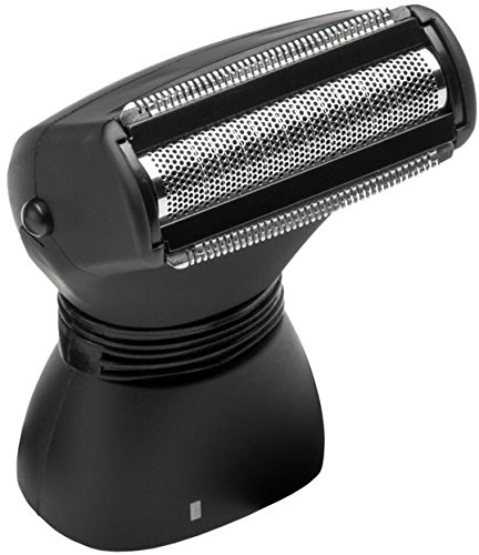 MANGROOMER Back Hair Shaver Replacement Complete Attachment Head with Shock Absorber Neck and Smooth Shaving Foil