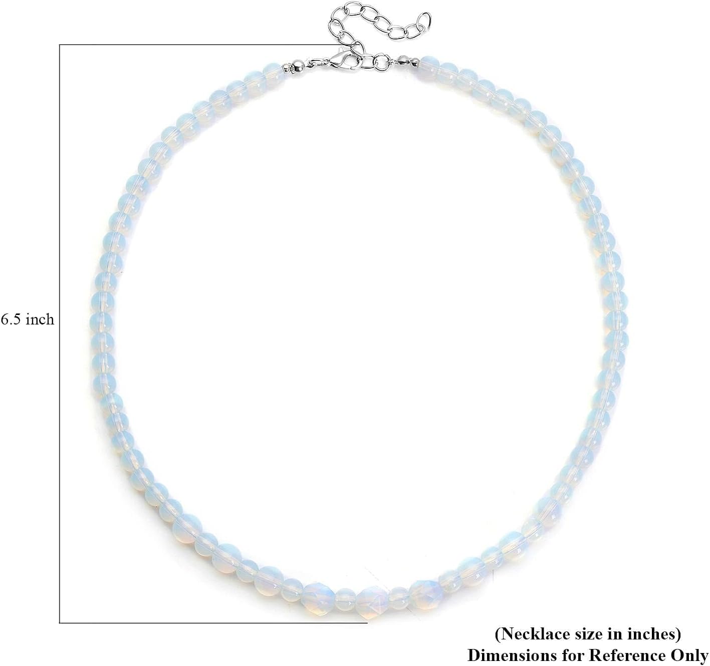 SHOP LC DELIVERING JOY Mix Gemstones Beaded Necklace for Women Jewelry Size 18-20" Birthday Gifts for Women