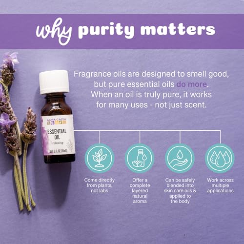 Aura Cacia Roll-On Essential Oil Blend, Peppermint, 0.31 Ounce