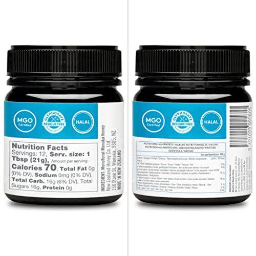 Raw Manuka Honey UMF 26+ MGO 1282+, UMF Certified, 3rd Party Tested, 8.8oz