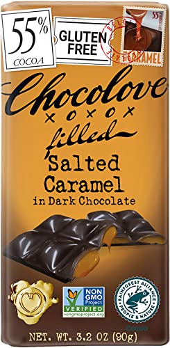 Chocolove Almonds and Sea Salt in Dark Chocolate, 3.2 oz
