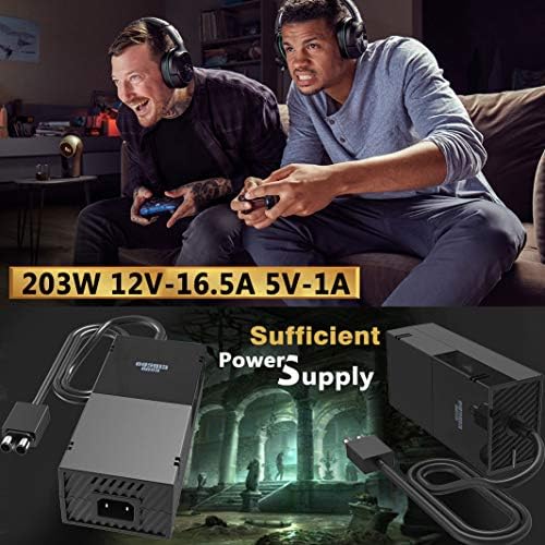 Power Supply Brick Compatible with Microsoft Xbox One [Sole New Quietest Version]