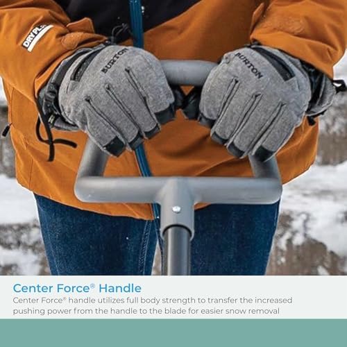Suncast 36" Snow Pusher with Steel Core Shade and Non-Stick Blade Surface