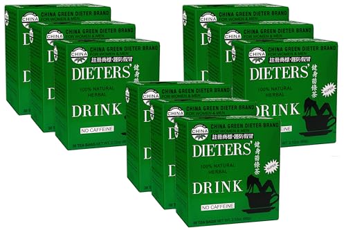 Uncle Lee’s Senna Tea 3-Pack – Green Dieter’s Drink, Caffeine-Free 100% Natural Herbal Detox & Digestive Support, 30 Ct Each