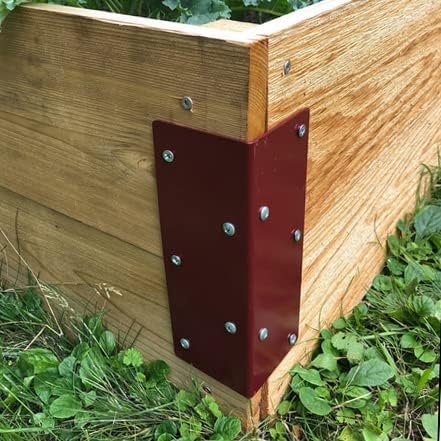 Raised Garden Bed Corner Brackets - Set of Four – for 10" Bed
