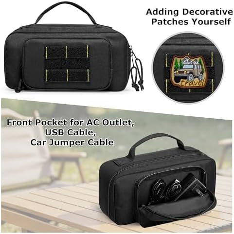 Carrying Case Compatible with Halo Bolt Portable Car Jump Starter | for 58830/57720/Air 58830/ACDC Max 55500 mWh/Air +/Air + 55500mAh USB Power Bank