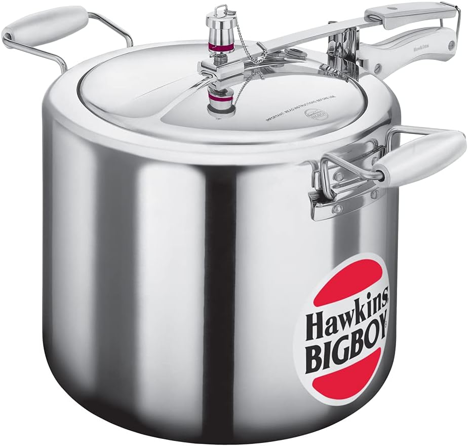 Hawkins Bigboy Aluminum Pressure Cooker, 14 Litres