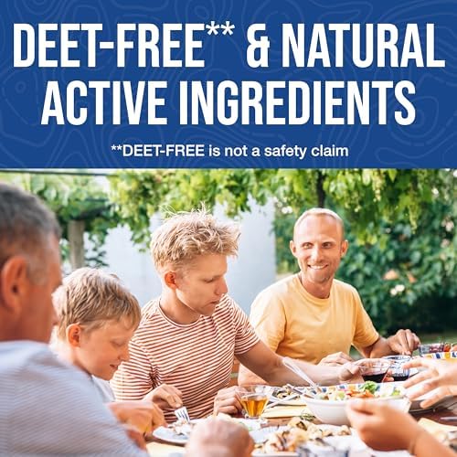 No Natz Botanical Insect Repellent, DEET-Free, Made with Natural Essential Oils, Non-Greasy Formula, Made in the USA, Fresh Scent