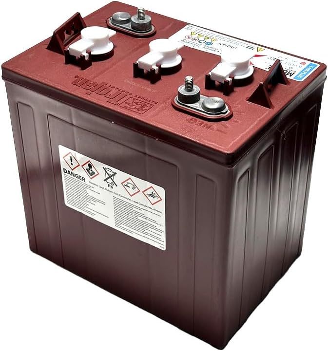 Banshee 4 Pack - Trojan T-105 Plus 6V Volt Deep Cycle Golf Cart, Solar, Marine, RV and Industrial Use Battery …