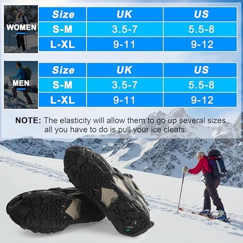 Spikeless Ice Cleats Roofing Shoe Covers Anti-Slip Rubber Traction Overshoes for Metal Roof Wet Floors Wood Deck Snow Work Boots Unisex for Roofers Construction Warehouse Workers