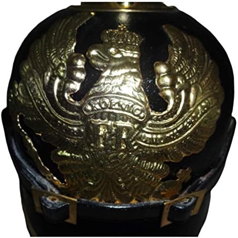 warreplica Imperial German Spiked Pickelhaube Officer Helmet with Cover - Reproduction