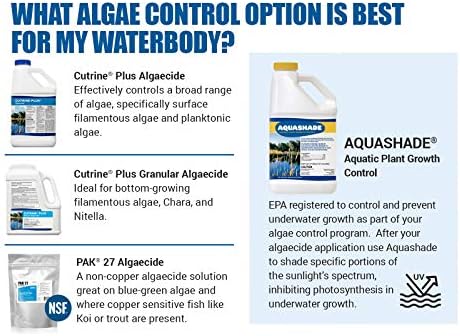 All-in-One Vegetation Control Bundle - Knock Down Algae Effectively & Control Weeds Systemically (Cutrine Plus + Sonar RTU)