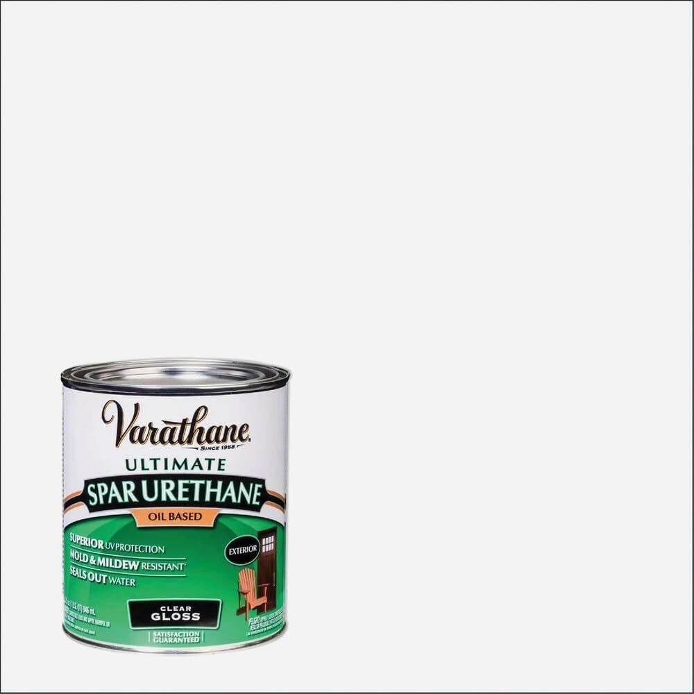 Exterior Spar Urethane Finish, Oil-Based, Clear Gloss, 1-Qt.