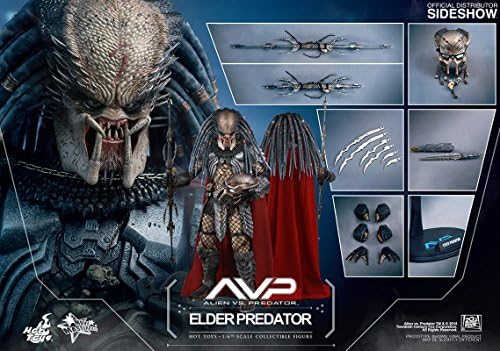 Hot Toys Predator 13" Figure Movie Masterpiece 1/6 Scale - Elder Predator | Predator 13 Inch Action Figure Movie Masterpiece 1/6 Scale Series