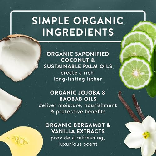 Badger - Jojoba & Baobab Conditioning Shampoo Bar, Natural Vegan Hair Bar, 3 oz