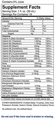 1st Step for Energy Liquid Multivitamin & Mineral Citrus Burst 16 fl oz (1 pt) 473 ml