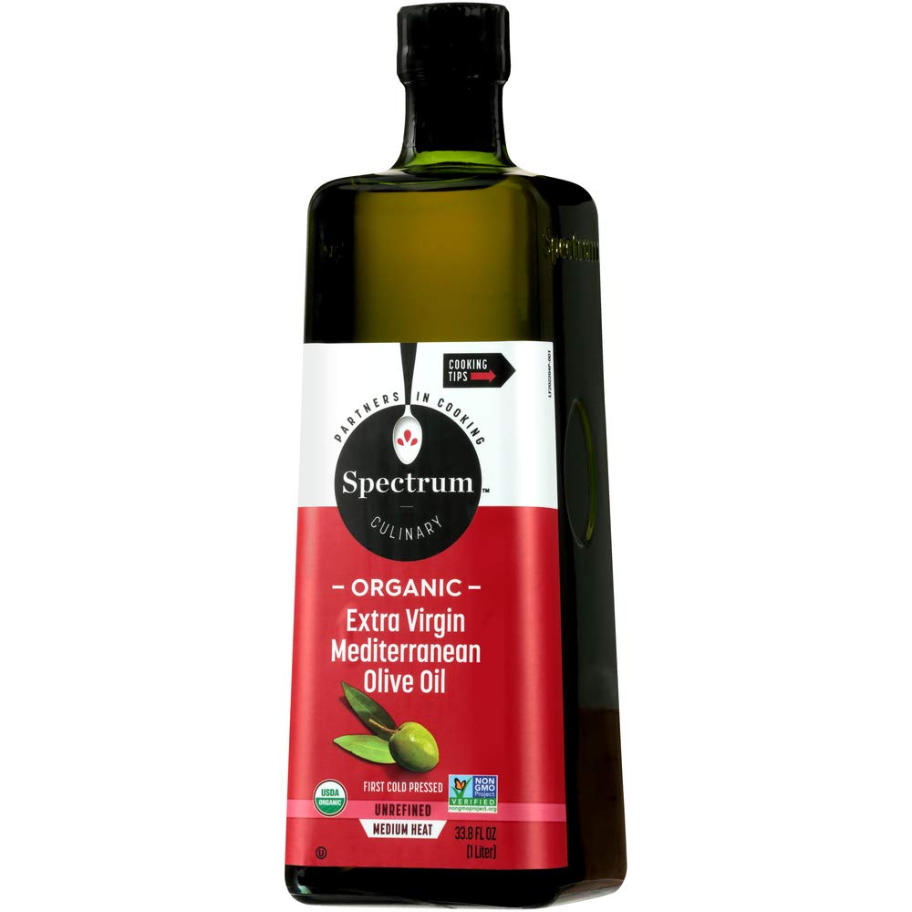 Spectrum Organic Mediterranean Extra Virgin Olive Oil, 33.8 Oz