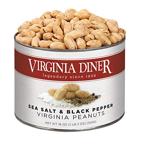 Virginia Diner Zatarain's Spicy Cajun Peanuts - Gourmet Cajun Peanuts Non-GMO, Preservative Free Gifts from Virginia Since 1929-18 Oz Can