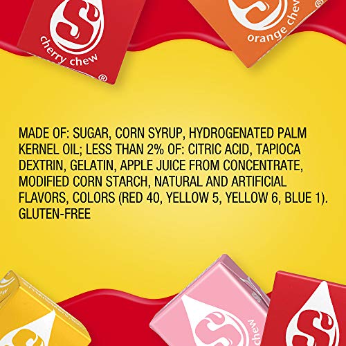 STARBURST Original Full Size Fruit Chews Chewy Candy Bulk 36 Packs, 2.07 oz | Soft fruit chews in full size packs, great for birthdays, desserts, road trips and pantry snacking, lunch box, bulk candy