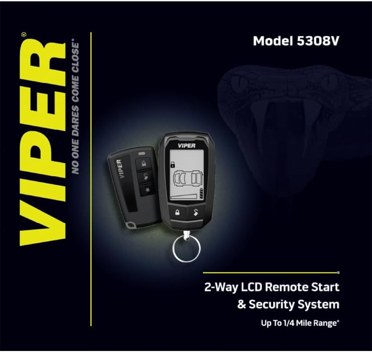 Viper 5308V 2 Way LCD Security with Remote Start Bundled with + (1) DB3 Bypass Interface Module