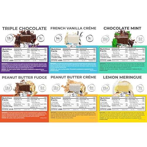 Power Crunch Protein Energy Wafer Bars, Peanut Butter Fudge, 1.4 Ounce (12 Count)