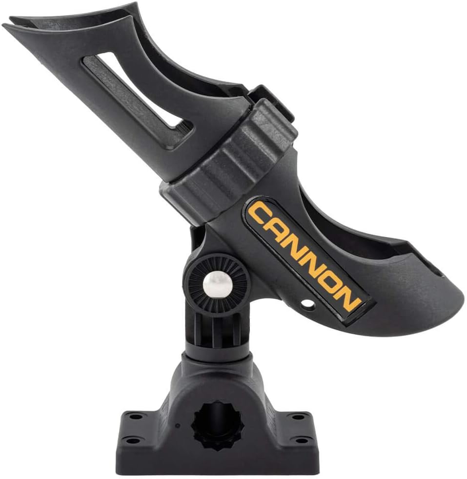 Cannon Three-Position Adjustable Rod Holder for Boat Trolling and Downriggers