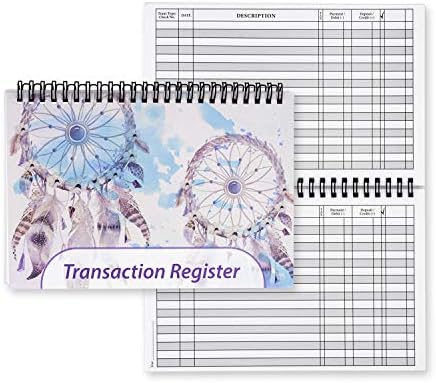 Top Spiral Bound Dream Catcher Checkbook/Transaction Register
