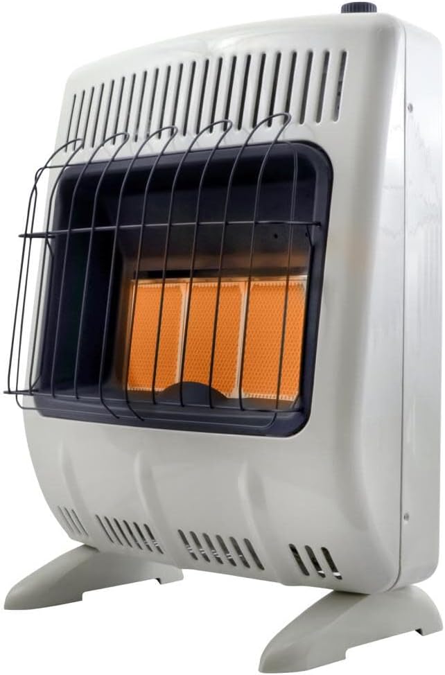 Heatstar 20,000 Btu Vent Free Radiant Natural Gas Heater With Thermostat And Blower