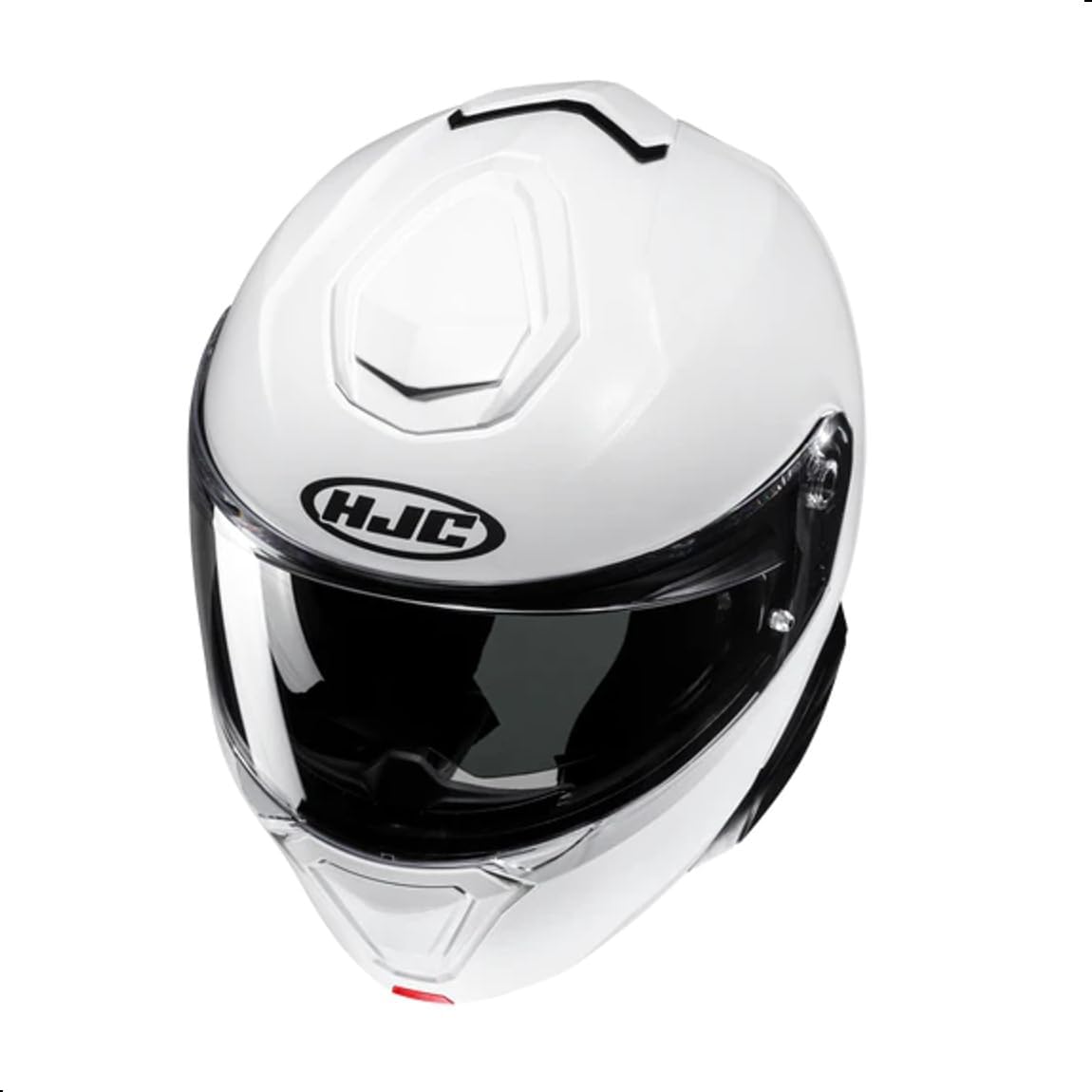 HJC i91 Solid Modular Motorcycle Helmet with HJ-33 Pinlock Shield, DOT Approved (Semi Flat Black, Medium)