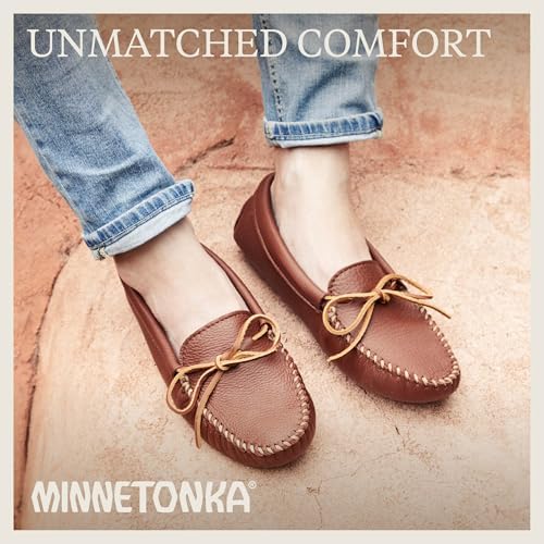 Minnetonka Women's Double Deerskin Softsole Moccasin