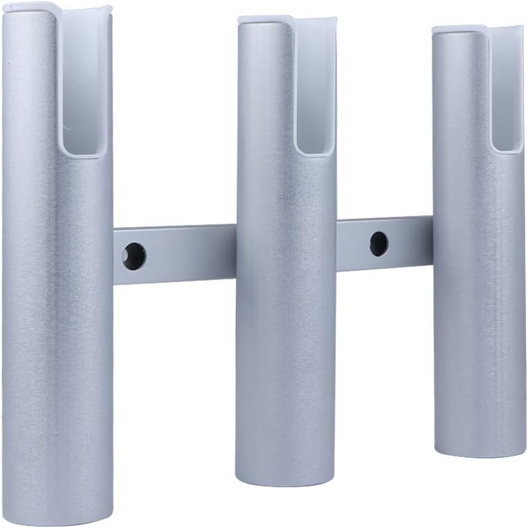 Aluminium Wall-Mounted Fishing Rod Holder for Boat, Garage & Marine - Holds Rods & Poles