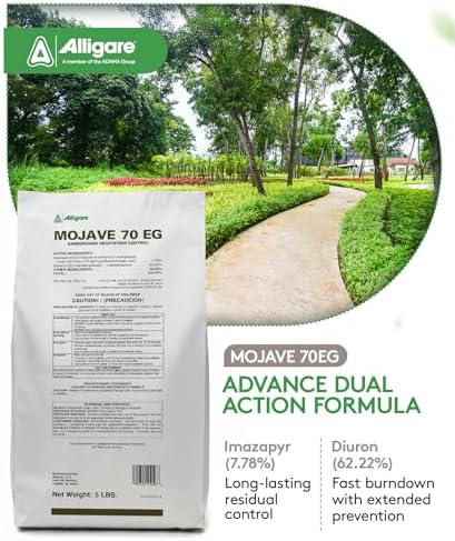 Alligare - Mojave 70EG Weed Killer for Grasses, Weeds & Vines - Total Bareground Weed Control with Long-Lasting Residual