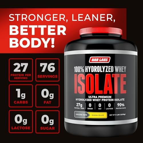 Hydrolyzed Whey Protein Isolate 5 lbs (Vanilla Deluxe)