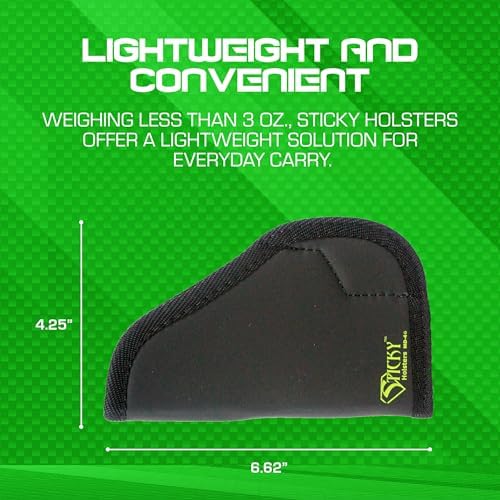 Sticky Holsters Concealment Holster for Men and Women - MD-4-GEN1 - Fits Glock 26/27, Ruger SR9c