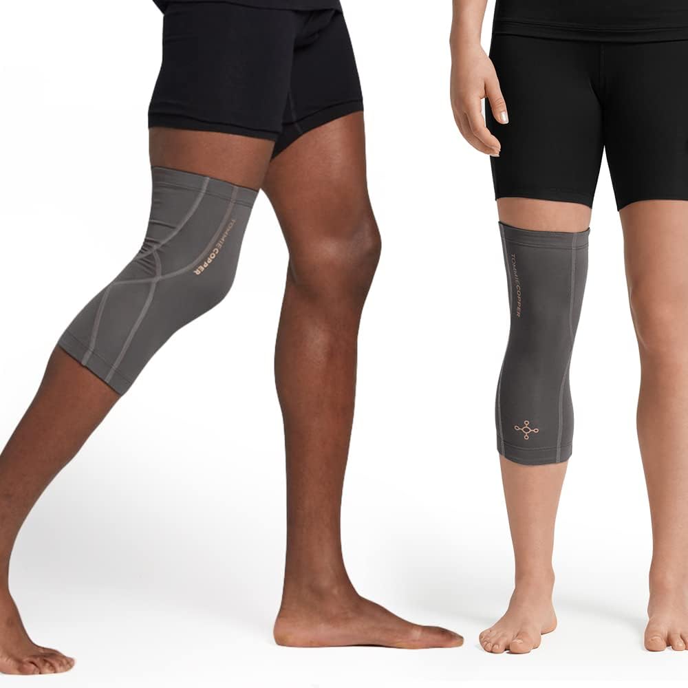 Tommie Copper Performance Compression Knee Sleeve l Knee Brace for Joint Support l Men and Women