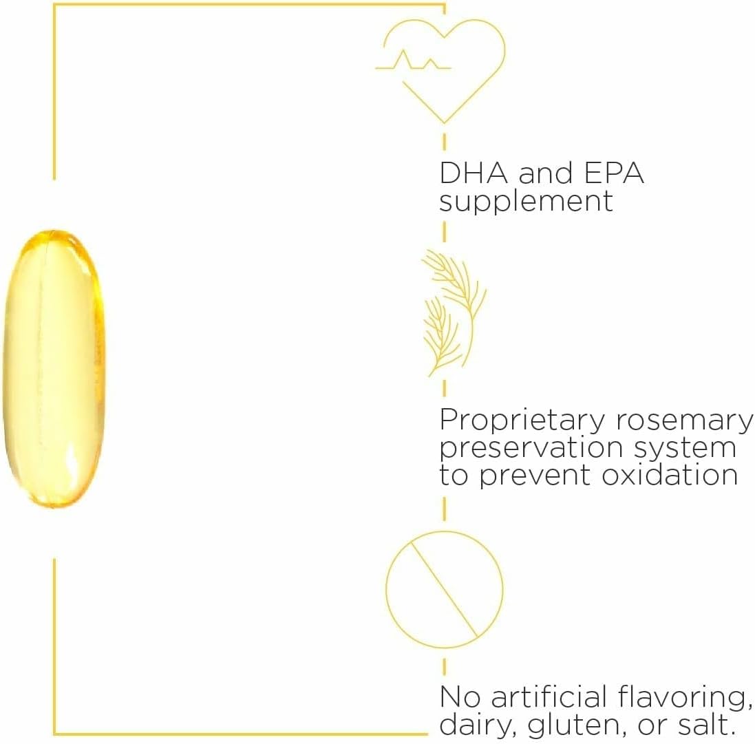Integrative Therapeutics Pure Omega Ultra HP 1392 mg - Omega-3 Fish Oil Supplement with Essential Fatty Acids - Heart Health Support* - Gluten-Free