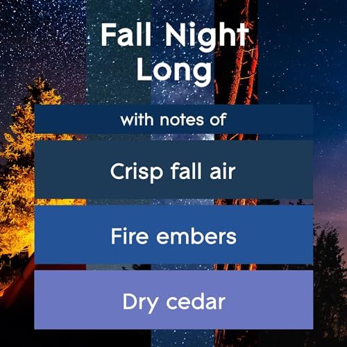 Glade Candle Jar, Air Freshener, Fall Night Long, 3.4 oz, 2 Count
