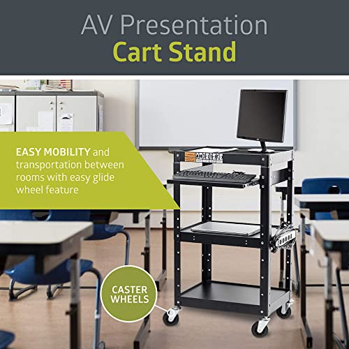 Pearington AV Presentation Cart Stand for Video Projector, TV, Laptop Computers, Printers