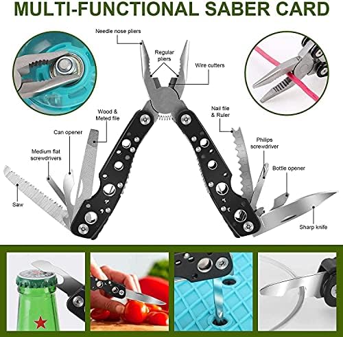 Survival Kit 32 in 1, Gifts for Men Dad Husband Teenage Boy