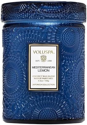 Voluspa Baltic Amber, Small Candle Jar, 5.5 oz, 50 Hour Burn Time, Coconut Wax for Clean Burning, Handcrafted in the USA