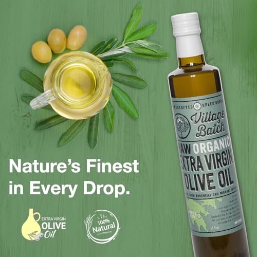 VILLAGE BATCH - AWARD WINNERS - KORONEIKI OLIVE OIL Greek Olive Oil ORGANIC COLD PRESSED OLIVE OIL Extra Virgin Olive Oil High In Polyphenols