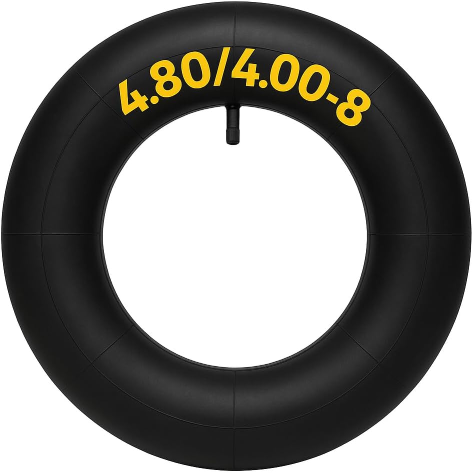 Potreba 4.80/4.00-8 Inner Tube TR13 Valve – Butyl Rubber Wheelbarrow | Heavy-Duty Replacement – Fits Garden Carts, Hand Trucks & Dollies
