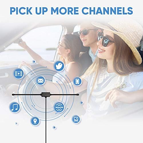 Bingfu Police Radio Scanner Dipole Antenna 20-1300MHz Adhesive Mount BNC Male， Vehicle Mobile Ham Amateur Antenna Compatible with Uniden Bearcat