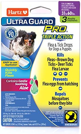 Hartz UltraGuard Pro Flea Tick Drops for Dogs 3160 lbs