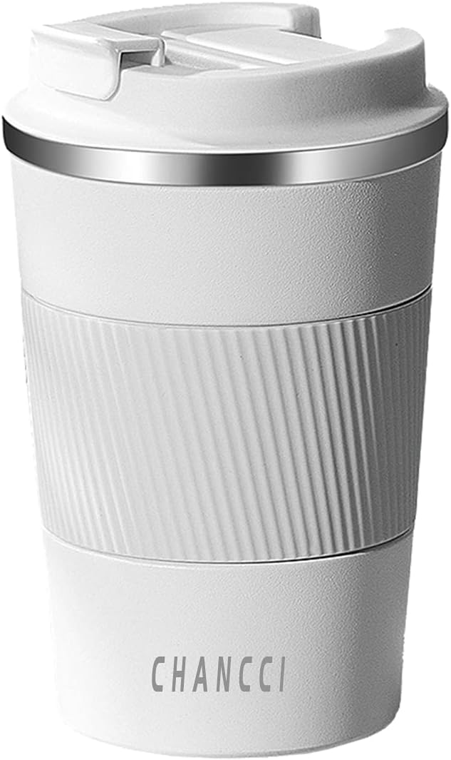 16oz Travel Coffee Mug Spill Proof, Insulated Coffee Mug with Lid, Leakproof Coffee Tumbler, Stainless Steel Vacuum Coffee Cup for Hot/Cold Drinks