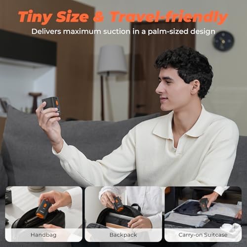 Vacuum Bags for Travel with Wireless Pump for Carry on Luggage or Suitcase | 16Pack in 4 Sizes Compression Packing Bags, 1800mAh Rechargeable Battery, Travel Essentials, Cruise and Home Storage