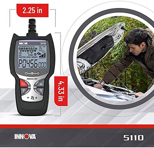 INNOVA 5110 Check Engine Code Reader - Super Simple Car Scanner for All Levels - Works on Most 1996 & Newer OBDII Cars